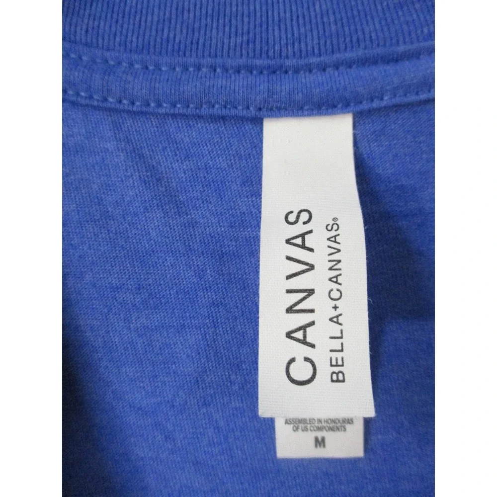 Bella‎ Canvas Mens Blue Graphic Tee Shirt If I Agreed With You Quote Size M